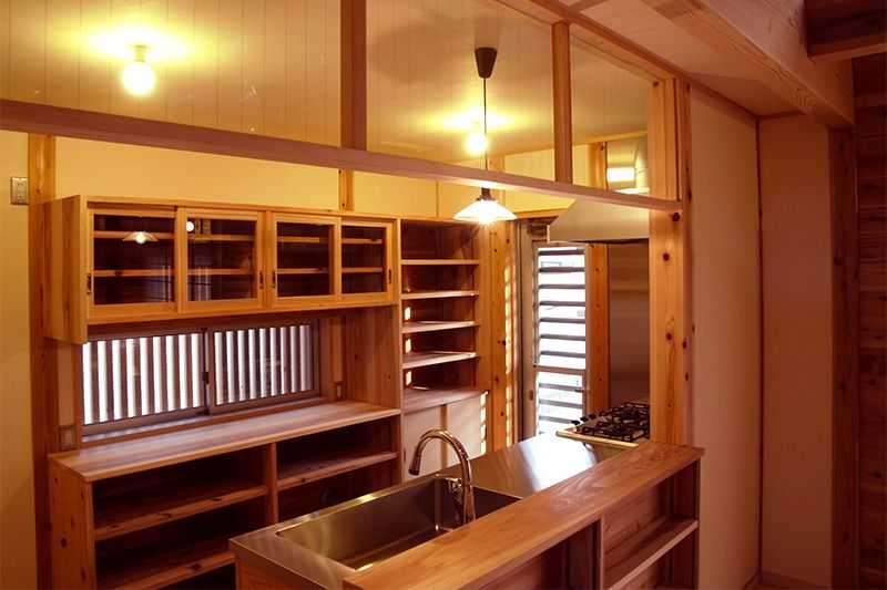 Pine interior